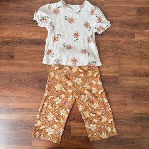 Jessica Simpson | Floral Top and Pants Set